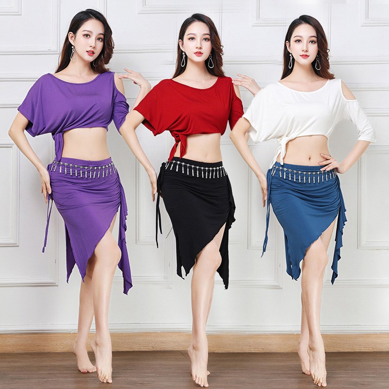速发大服新款肚皮舞练功服套装初学者东方舞服装表演服练习0出码2