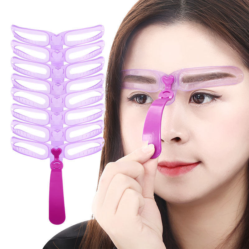 初学者画眉神器手持头戴立体定型画眉卡女士眉贴全套眉形模板辅助