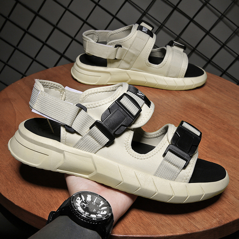 罗马凉鞋男士夏季外穿沙滩鞋拖防滑男生凉拖两用开车专用拖鞋夏天