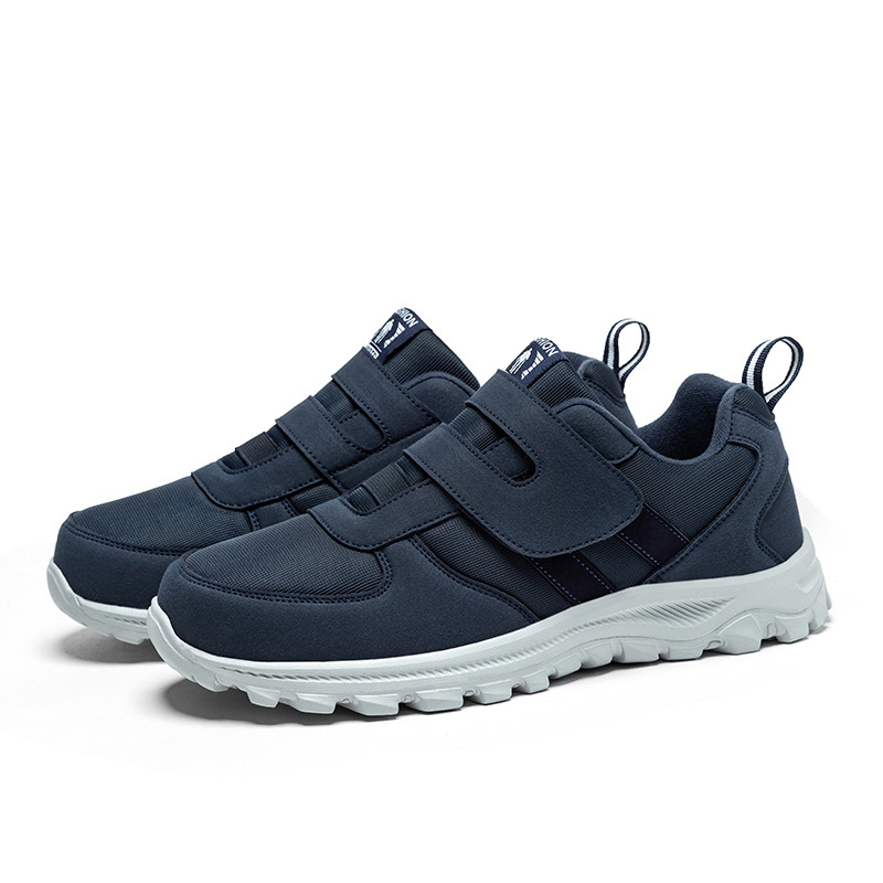 脚肿老人鞋春秋透气爸爸鞋加宽加肥糖尿病脚拇指外翻专用鞋偏瘫鞋