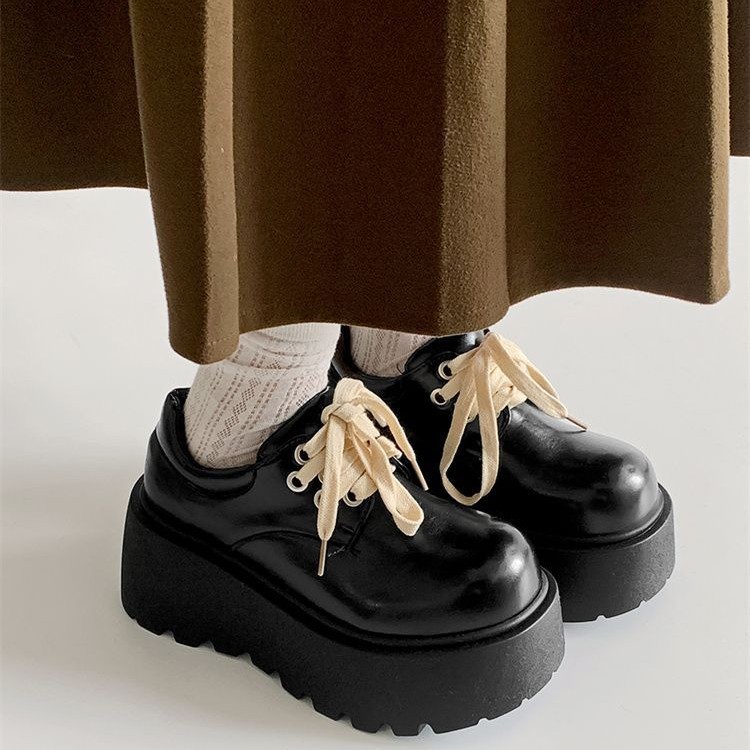 男鞋秋季透气2025新款厚底德比鞋子英伦商务男士休闲大头皮鞋结婚