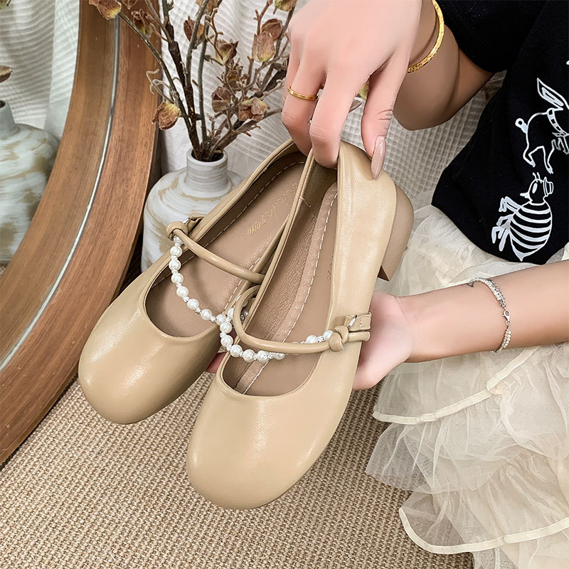 晚晚风温柔鞋平底单鞋女夏季2025新款玛丽珍女鞋配裙子软底小