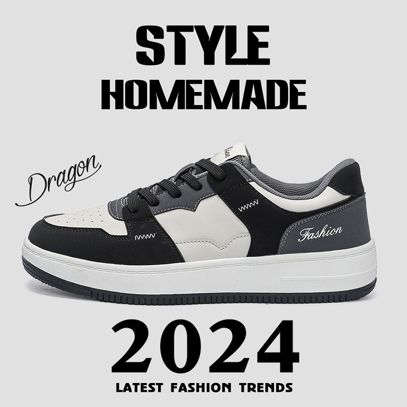 小白鞋大码45码46耐脏男鞋子板鞋47运动休闲鞋超轻鞋黑色厨师鞋48