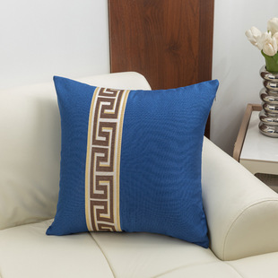 中式 抱枕靠垫客厅沙发靠垫可拆洗大号护腰床头靠背垫双面可用含芯