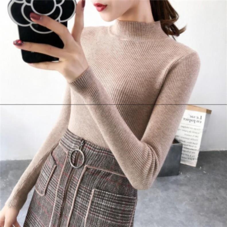 秋冬季2018新款半高领短款加绒毛衣女加厚修身紧身长袖打底针织衫|msdalam kategori Butik wanita / wanita, sweater - dari Buy2taobao.com untuk memberikan perkhidmatan ejen Taobao profesional membeli