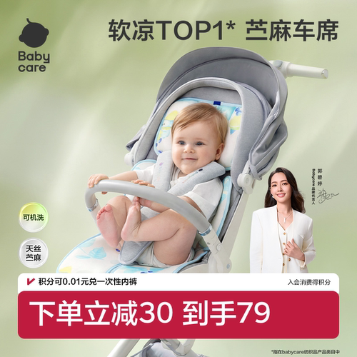 babycare冰丝透气不闷汗车席