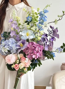 网红新款仿真花假花婚礼婚庆花艺