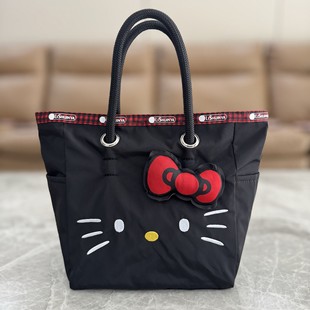 布布家手提包女kitty印花尼龙手拎包小托特包tote包1114