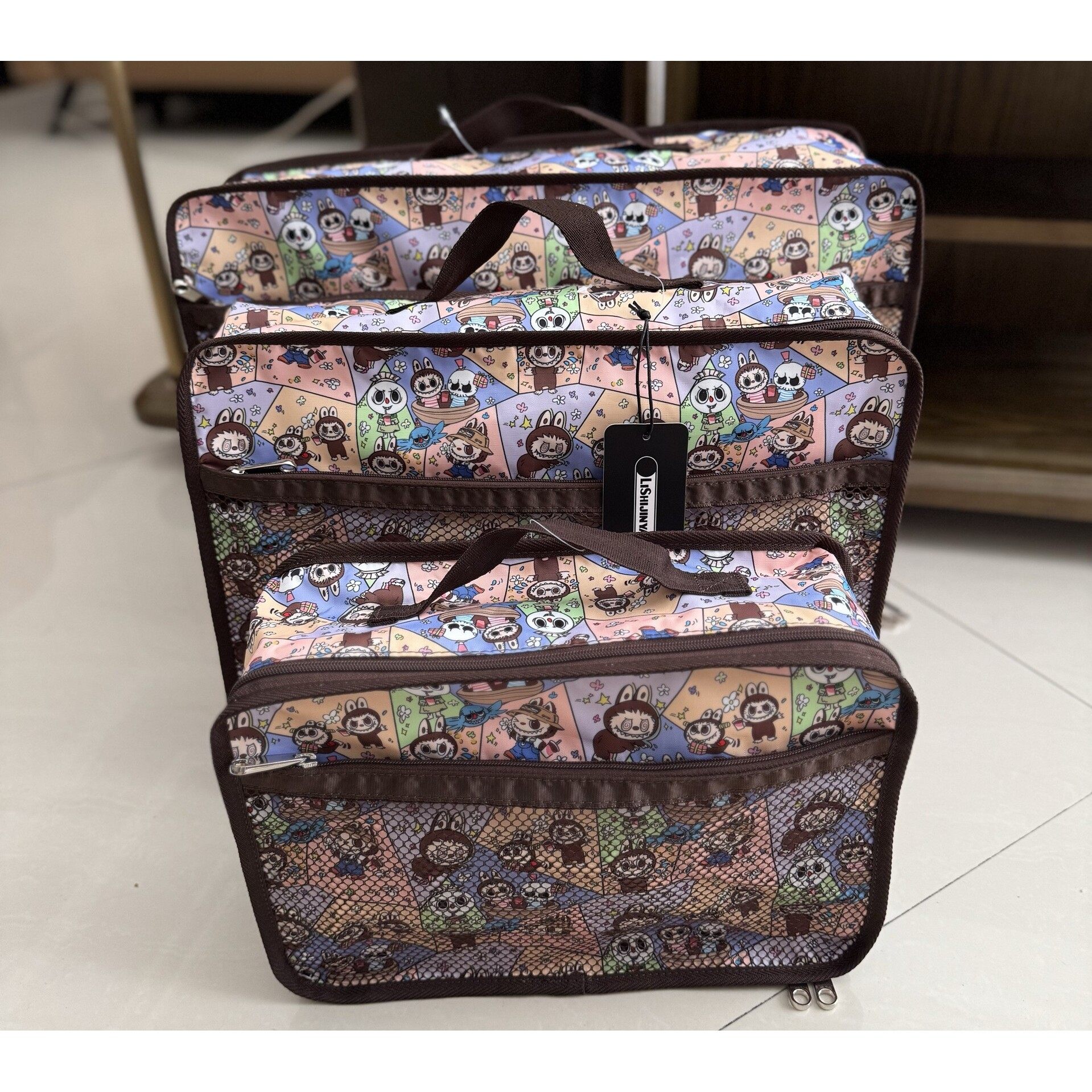 布布家新款联名手提收纳包三件套衣袋整理袋衣物收纳袋,收纳整理,其他收纳袋,淘宝优惠券,粉丝福利购,淘宝优惠卷