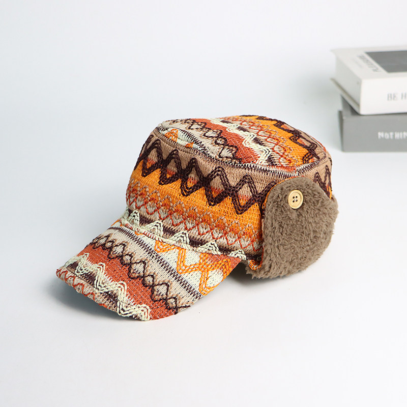 出口日本秋冬季儿童帽子男女孩户外护耳加绒保暖鸭舌帽男童针织帽,童装/婴儿装/亲子装,帽子,淘宝优惠券,粉丝福利购,淘宝优惠卷