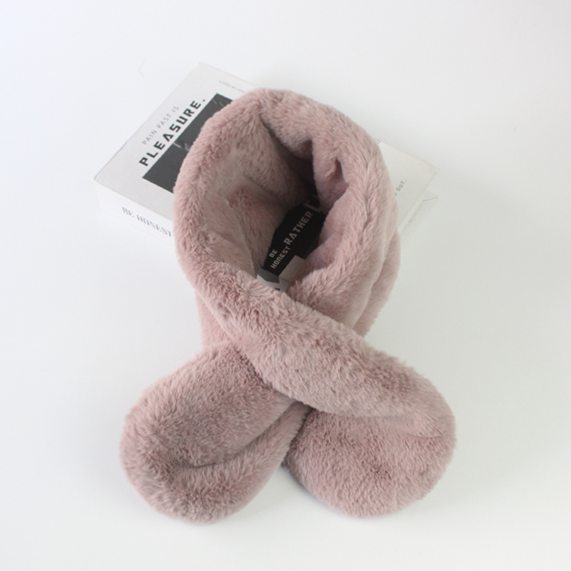 日单抗菌防静电围巾女加厚交叉冬