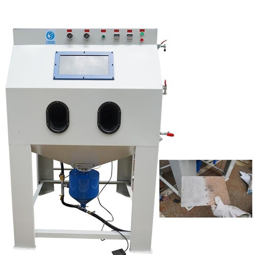High Pressure Sandblast Cabinet Steel Grit Blasting Machine