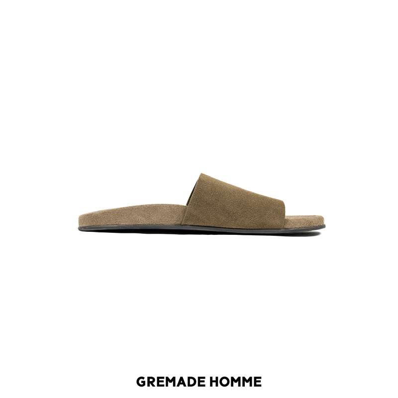 GREMADE 头层牛皮拖鞋