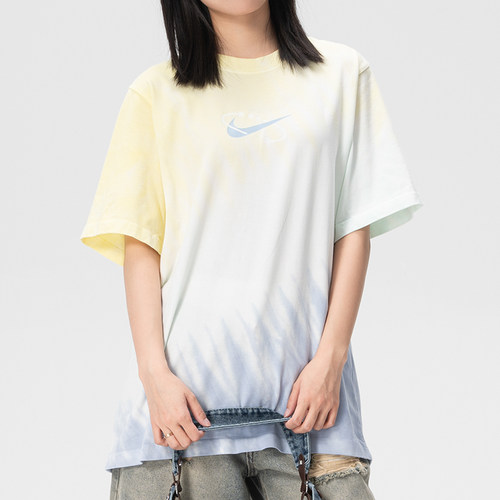 Nike耐克女纯棉透气短袖T恤