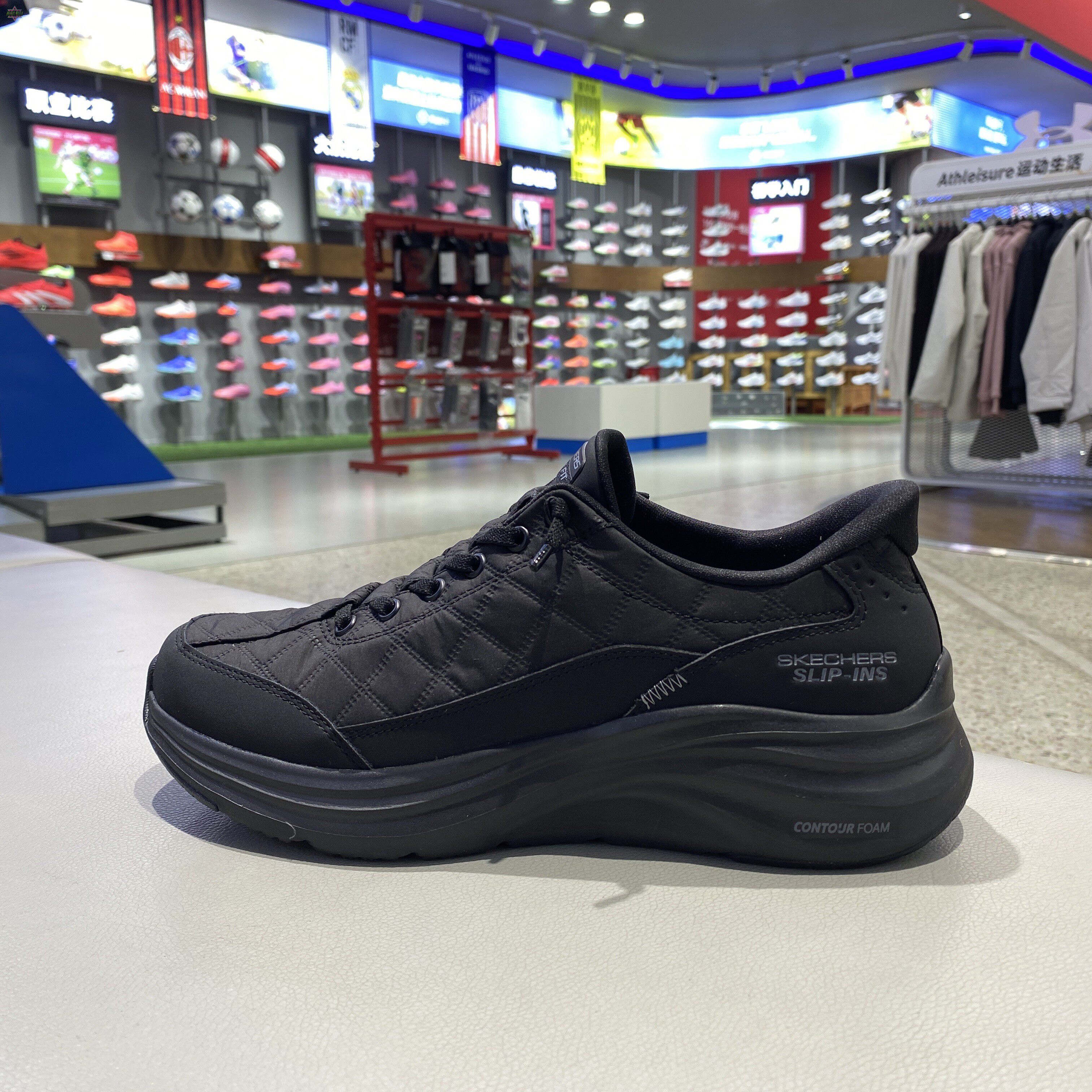 新款正品Skechers斯凯奇简约纯色低帮百搭户外男运动休闲跑步鞋