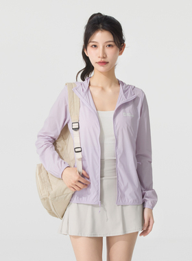 正品JackWolfskin狼爪女简约百搭运动休闲梭织连帽夹克外套A63747