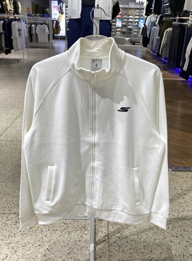 秋新款正品Skechers斯凯奇立领男女运动休闲梭织夹克外套P225U135