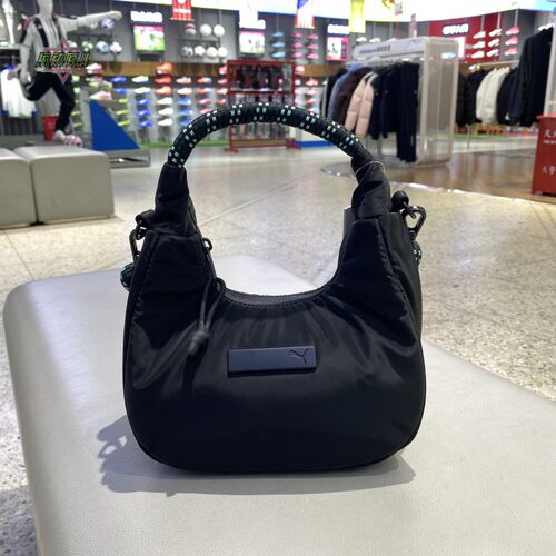 冬新款正品PUMA彪马女简约百搭运动休闲斜挎包单肩包091855-01