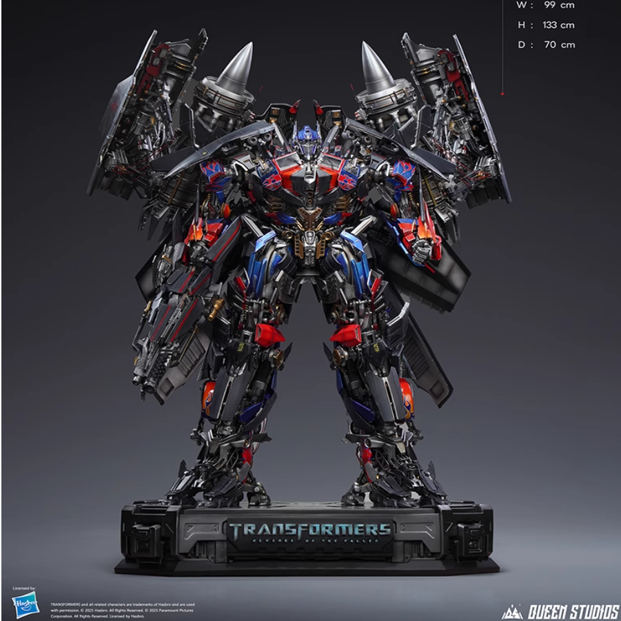 QueenStudios变形金刚TF2天火擎天柱全身像 高约133cm 接单
