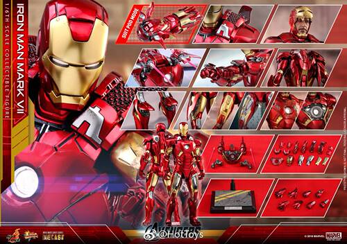 HT HOTTOYS 钢铁侠 1/6 合金 MK7 Mark7 合金版 现货