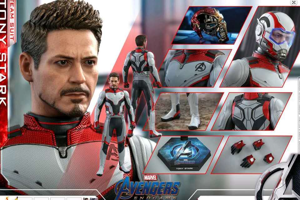 HOTTOYS 复仇者联盟4 终局之战 钢铁侠 托尼量子服 现货包邮