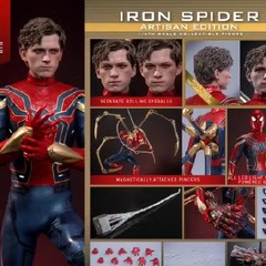 HOTTOYS HT 1/6 复仇者联盟4 钢铁蜘蛛侠 雕发版 胶发 接单