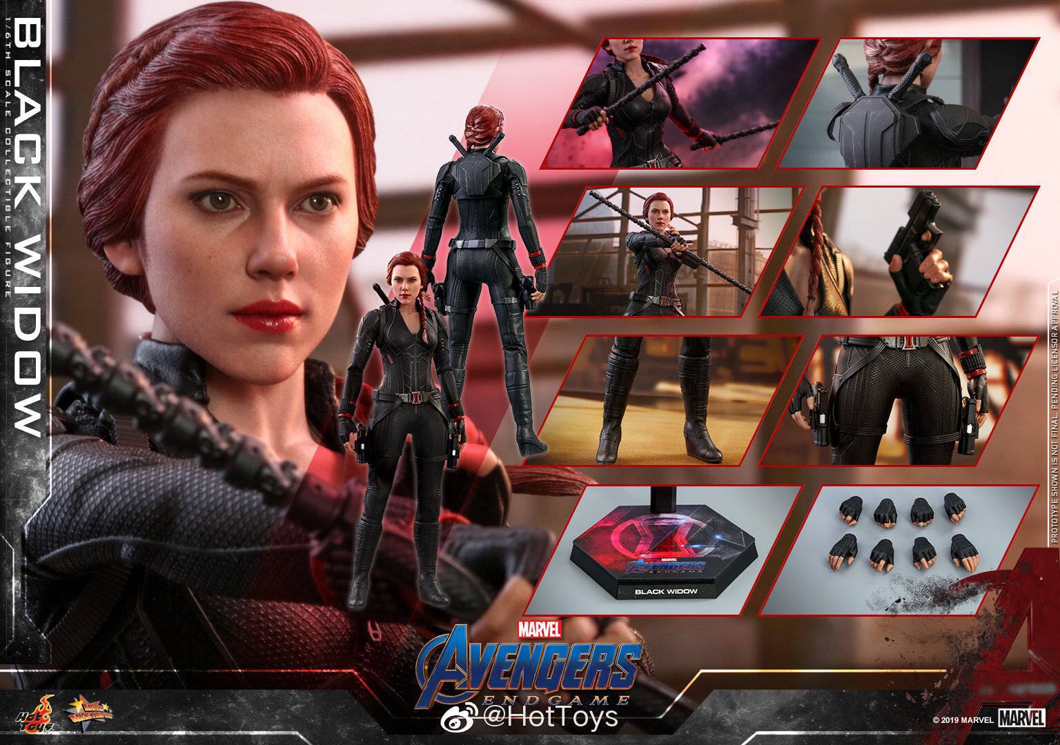 HOTTOYS HT 复仇者联盟4 终局之战 黑寡妇 补款