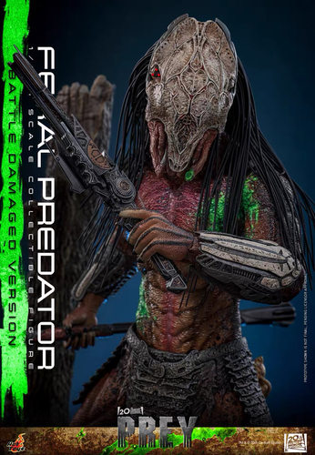 接单HOTTOYS HT 1/6  TMS173 铁血战士 猎物 狂暴铁血 战损版