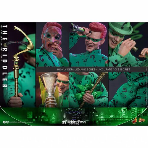 抢先 HOTTOYS HT 1/6 永远的蝙蝠侠 谜语人 金凯瑞 可动人偶