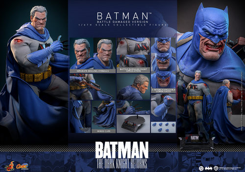 HOTTOYS HT 1/6 CMS031 DC 黑暗骑士归来 蝙蝠侠 战损版接单