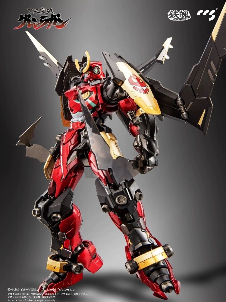 CCS TOYS铁魄天元突破红莲螺岩成品合金可动机甲