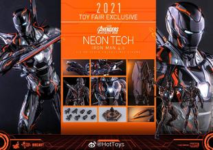 HT Hottoys 夜战橙钢铁侠MK50手办 会场限定复联3 可动兵人 预定
