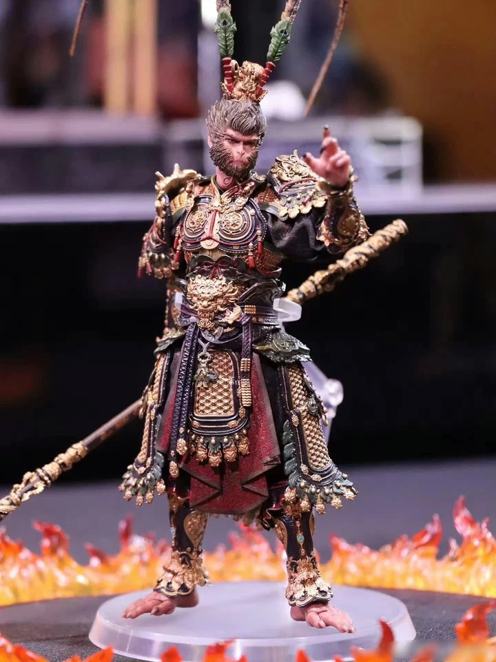 INART黑神话悟空天命人大圣金甲套1/12收藏级可动人偶