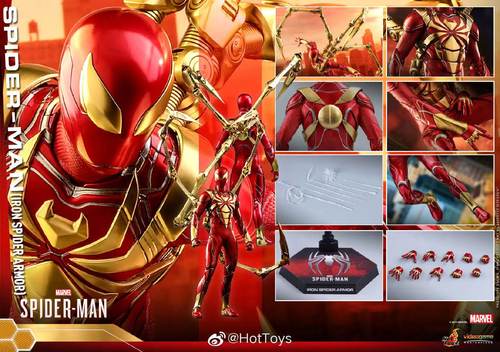 HOTTOYS VGM38 蜘蛛侠 钢铁蜘蛛侠装甲战衣 1:6珍藏人偶