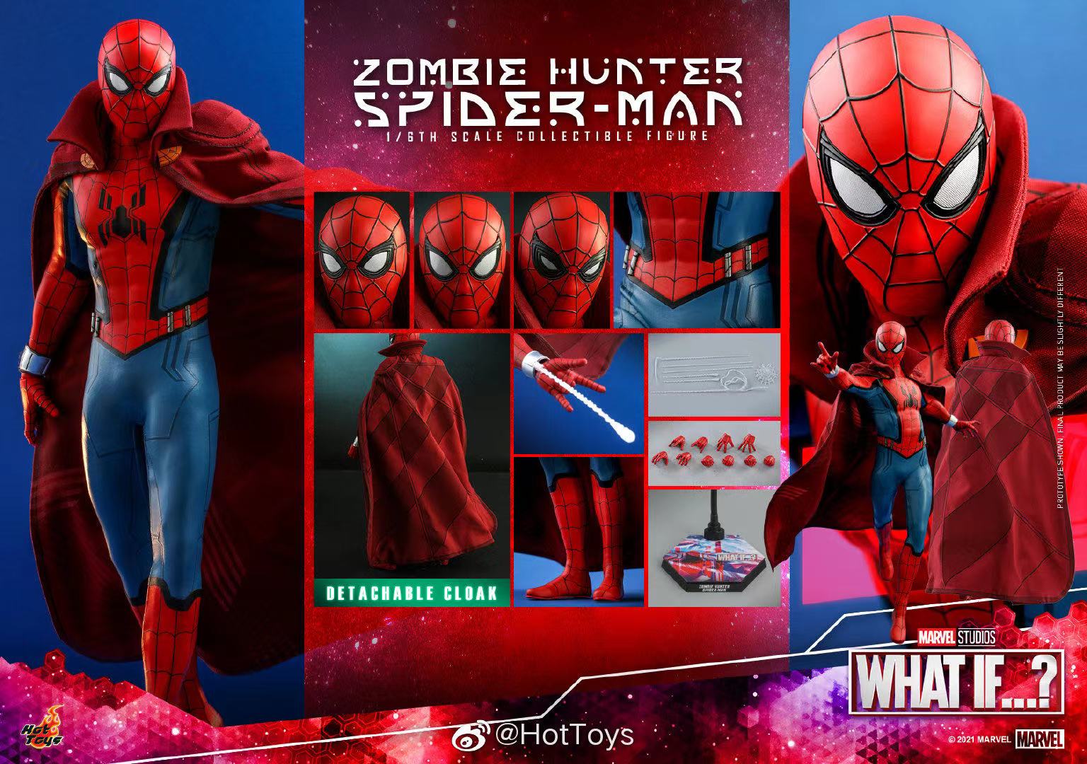 HT HOTTOYS what if zombie hunter 蜘蛛侠 预售