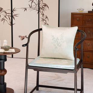 新中式茶椅垫太师椅圈椅坐垫加厚红木沙发海绵坐垫防滑靠枕抱枕