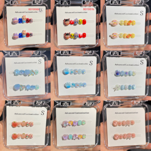 小童3岁6岁三丽鸥美乐蒂儿童指甲拉布布美甲小女孩穿戴甲贴片女童