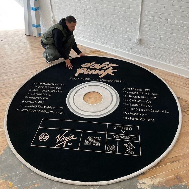 家用客厅欧美腈纶手工地毯厚实