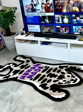 现货human made老虎地毯纯手工枪刺加厚地垫衣帽间卧室客厅家用