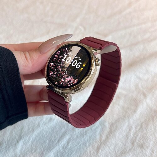 适用OPPOWatchX2Mini表带硅胶磁