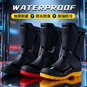 中筒雨靴特大码 47防水防滑加厚耐磨耐油防污胶鞋 军登男士 水鞋