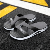 凉拖鞋 运动拖鞋 家用防滑耐磨2026新款 夏季 外穿沙滩防臭一字拖 男款