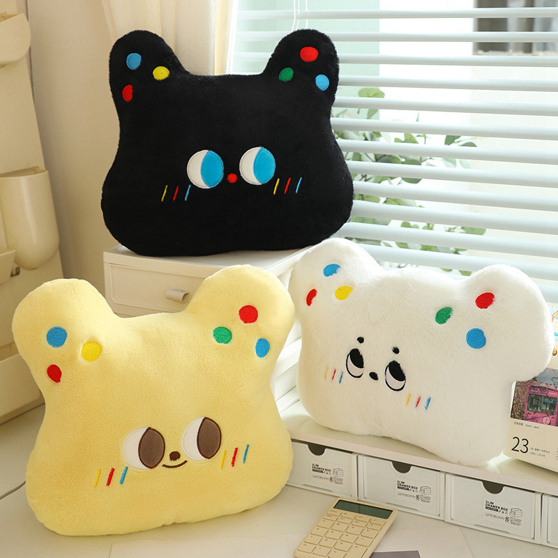 新款可爱多巴胺动物抱枕枕头毯子二合一毛绒靠枕办公室午睡空调毯