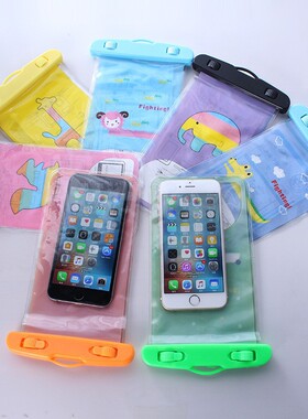 手机防水袋可触屏游泳潜水套防尘密封袋漂流装备外卖骑手保护