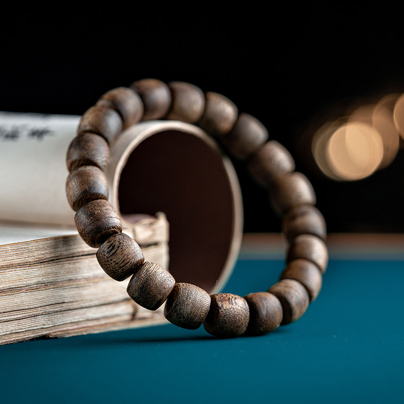 天然越南芽庄绿奇楠真沉香手串正品高端棋楠桶型沉香木手串女男款,饰品/流行首饰/时尚饰品新,沉香,淘宝优惠券,粉丝福利购,淘宝优惠卷