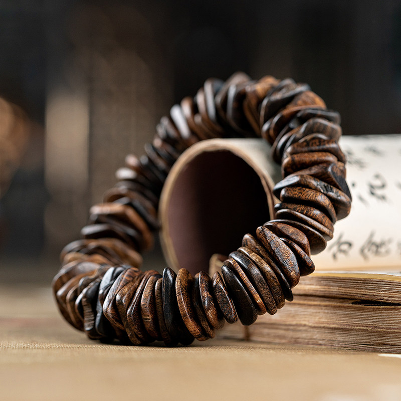 天然保真文莱沉香手串随形沉水老料沉香木佛珠女男士木手链切片珠,饰品/流行首饰/时尚饰品新,沉香,淘宝优惠券,粉丝福利购,淘宝优惠卷