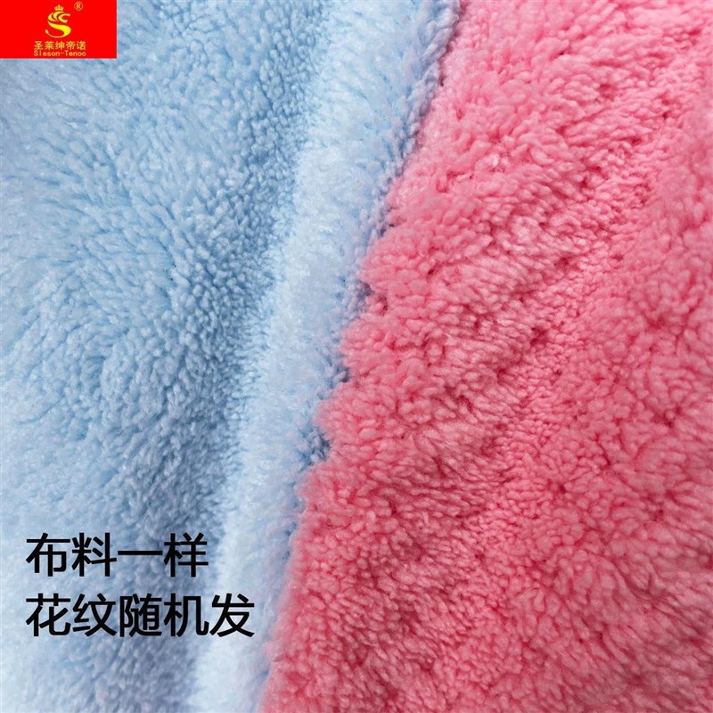 速发木杆不锈钢杆吸水毛巾布超细纤维布条配件圆头宽头加大地拖拖