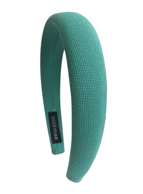 速发【疯狂显白】初秋绿颅系发出高色顶复古法式湖蓝色外箍头箍