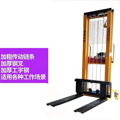 速发厂销电动堆高机堆高车手动液压升降车搬运装卸车1吨2吨吨地牛