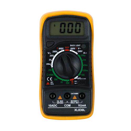 速发电字显数表多功能仪表手持电压测试多功能数用xl80L